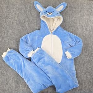 InquisitorMaster Drake Blue Bunny Youth Y3XL Sleepover Pajama Hooded Costume